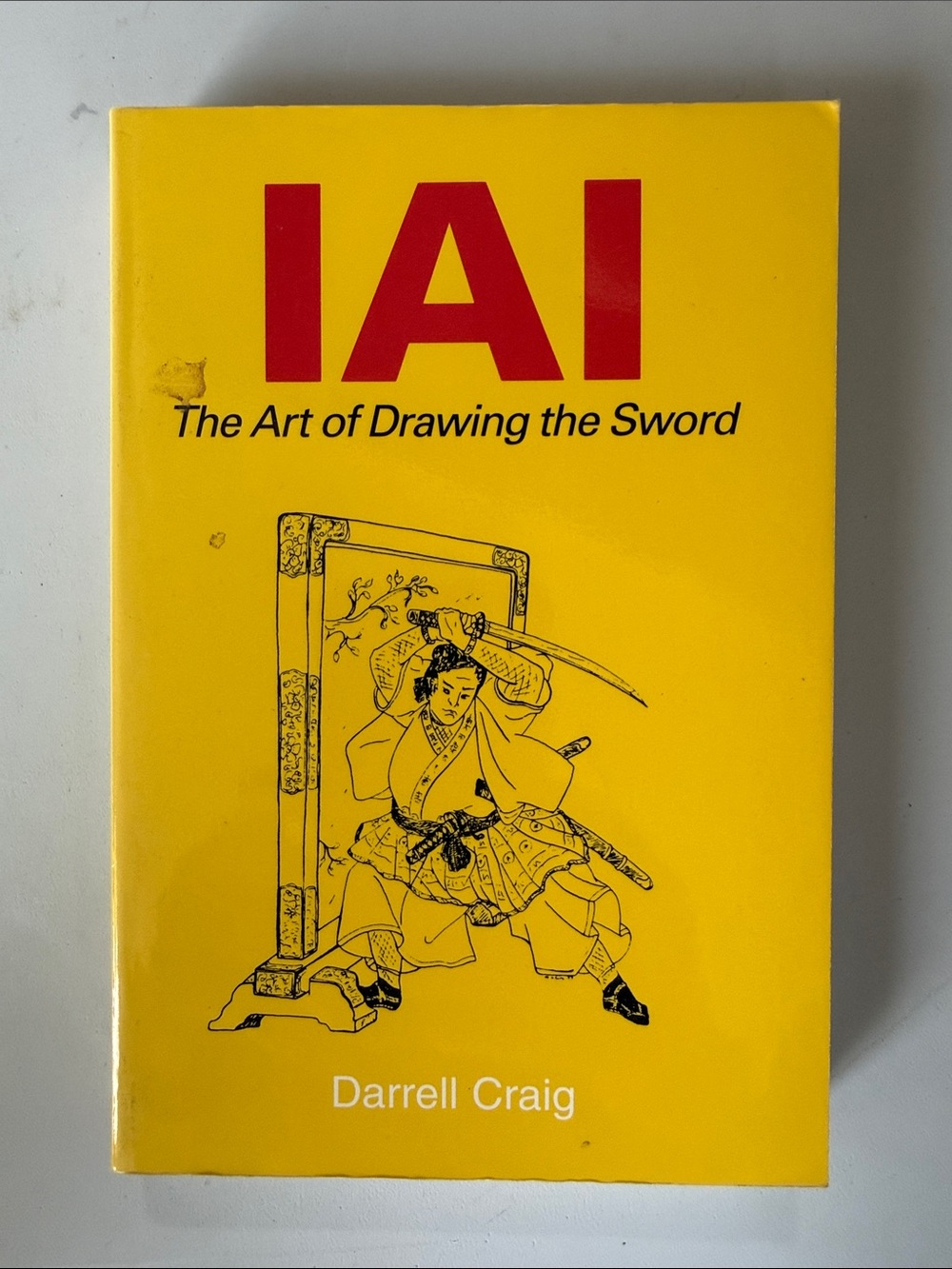 IAI: The Art of Drawing the Sword Yellow Cover Print by